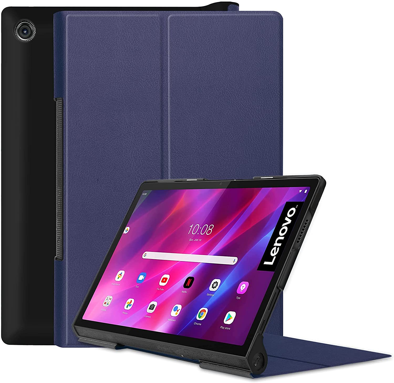 jealousy Distinguish class Husa Lenovo Yoga Tab 11 Procase Slim Lightweight, tip stand, navy blue
