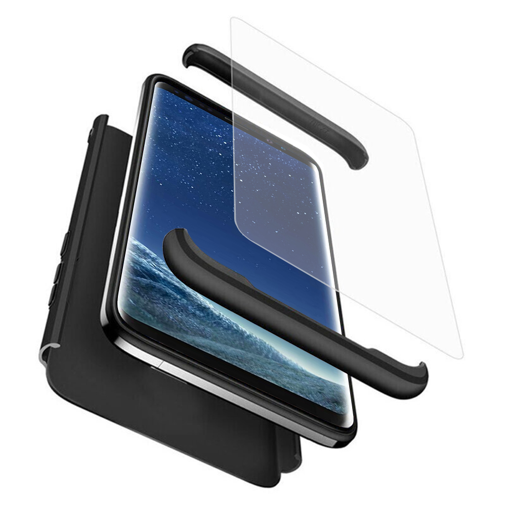 360°] folie Galaxy S8 GKK Original, negru - marketbox.ro
