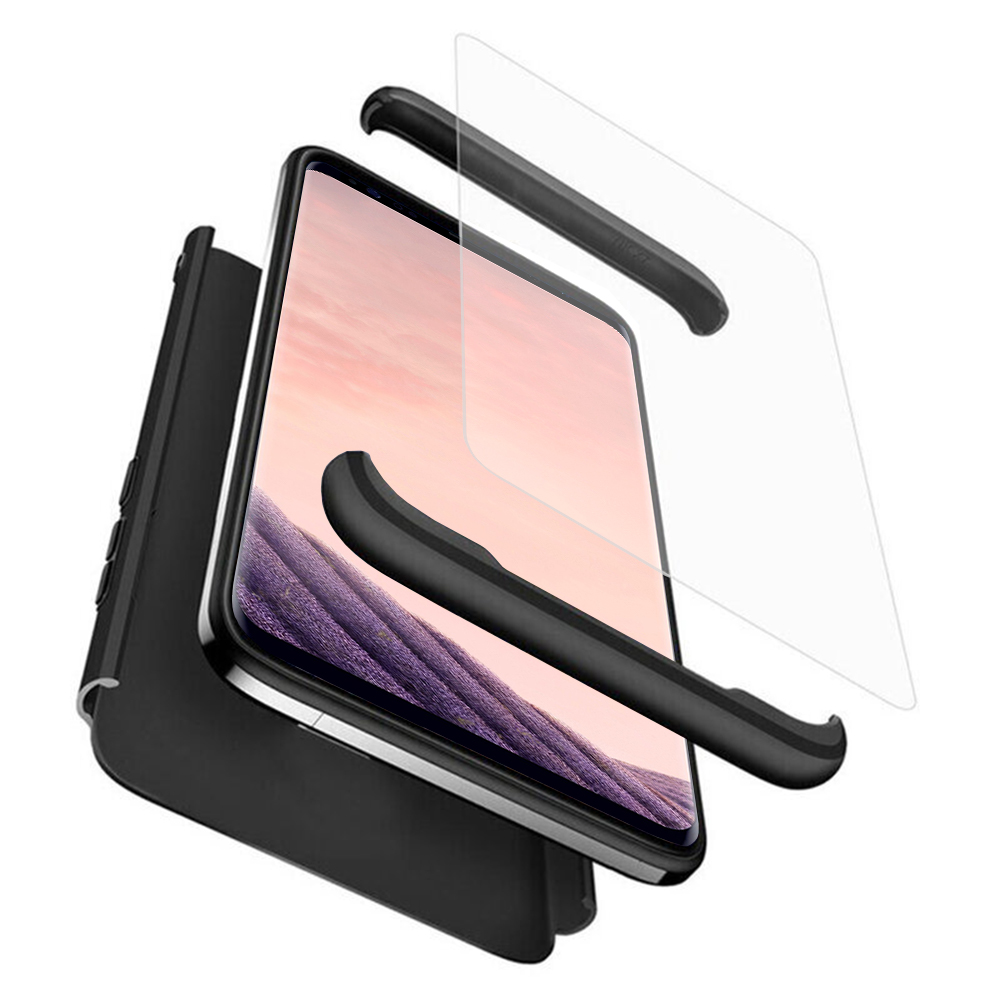 Pachet 360°] + folie Samsung S8 Plus Original, negru - marketbox.ro