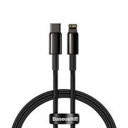 CABLU Baseus USB Type C - Lightning, Fast Charge, pentru iPhone PD 20W, 100cm, negru
