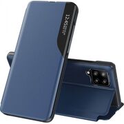 Husa pentru Samsung Galaxy A12 Smart View Wallet, navy blue