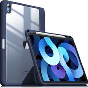 Husa Infiland Crystal Case pentru iPad Air 4 2020 sau iPad Air 5, navy blue