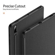 Huse pentru tableta Samsung Galaxy Tab S7 FE, S7 Plus / S8 Plus (S8+) Dux Ducis Domo, negru