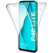Husa pentru Huawei P40 Lite 360 Full Cover (fata+spate) silicon, transparent
