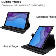 Husa pentru tableta Lenovo Tab M10 HD 2nd Gen TB-X306F/TB-X306X 10.1 inch, rotativa 360, navy blue