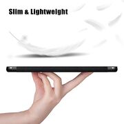 Husa pentru Samsung Galaxy Tab A7 Lite 2021 SM-T220 SM-T225, negru + stylus cadou