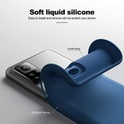 Husa pentru Xiaomi Mi 10T/Mi 10T Pro Liquid Silicone, navy blue