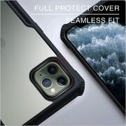 Husa pentru iPhone 12 Pro, Rzants Shield, negru-clear