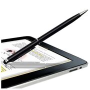 Stylus Pen universal 2 in 1 pentru tablete si telefoane cu pix si touch, negru