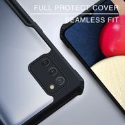 Husa pentru Samsung Galaxy A02s, Rzants Shield, negru-clear