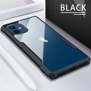 Pachet 360: Folie din sticla + Husa pentru iPhone 12, Rzants Shield, negru-clear