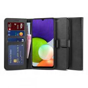Husa Samsung Galaxy A22 4G Tech-Protect Wallet 2, negru