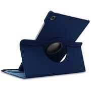 Pachet 360: Folie din sticla + Husa pentru Samsung Galaxy Tab S5e 10.5 T720/T725 MagiCase rotativa de tip stand, navy blue