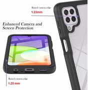 Pachet 360: Folie integrata + Husa pentru Samsung Galaxy A22 4G Tech-protect Defense360 - negru
