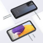 Pachet 360: Folie integrata + Husa pentru Samsung Galaxy A72 Tech-protect Defense360 - negru