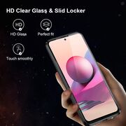 Husa 360 Magnetic Glass pentru Xiaomi Redmi Note 10 Pro 4G / Pro Max 4G (sticla fata + spate), negru