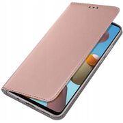 Husa pentru Samsung Galaxy A12 ProCase Wallet tip carte, rose gold