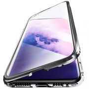 Husa 360 Magnetic Glass pentru Samsung Galaxy A22 4G (sticla fata + spate), negru