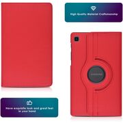 Husa pentru Samsung Galaxy Tab A7 Lite 8.7 inch T220/T225 MagiCase rotativa de tip stand, rosu