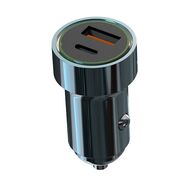Incarcator auto XO CC32 PD QC 3.0 20W 1X USB 1x USB-C, albastru