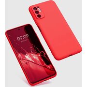 Husa Xiaomi Redmi Note 10 5G Liquid Silicon, rosu