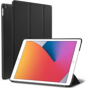 Husa iPad 10.2 inch 9/8/7 2021/2020/2019 cu functie wake-up/sleep, negru + stylus