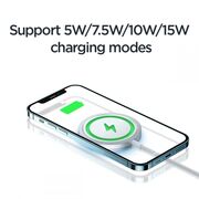 Incarctor Joyroom wireless Qi Charger 15 W pentru iPhone (MagSafe compatible) cu cablu USB Type C, silver JR-A41