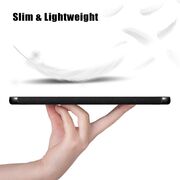Husa Lenovo Tab P11 Pro 11.5 Inch Slim Lightweight Smart, Tri-fold tip Stand, negru