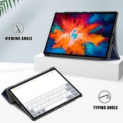 Husa tableta Lenovo Tab P11 Pro 11.5 Inch Slim Lightweight Smart, Tri-fold tip Stand, navy blue