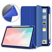 Husa iPad Air 4 sau iPad Air 5 10.9 inch ProCase cu functie wake-up/sleep si compartiment pentru Apple Pen, navy blue