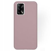 Husa pentru Oppo A74 4G Liquid Silicone, powder-pink