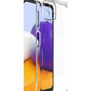 Pachet 360: Folie sticla + Husa pentru Samsung Galaxy A22 / M22 4G Anti-Shock 1.5mm, transparent