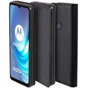 Husa Motorola Moto G50 Smart Magnet, tip carte, negru