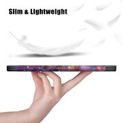 Husa iPad mini 6 2021 cu functie wake-up/sleep si suport Apple Pen, trifold, galaxy