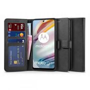Husa pentru Motorola Moto G60 Wallet Premium tip carte - negru