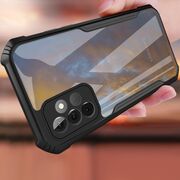 Pachet 360: Folie din sticla + Husa pentru Samsung Galaxy A52, A52s Rzants Shield, negru-clear