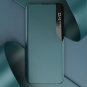 Husa pentru Samsung Galaxy S21 FE 5G Smart View Wallet, negru