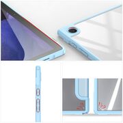 Husa pentru Samsung Galaxy Tab A8 10.5 2021 X200, X205 Dux Ducis Toby Armor Flip Smart Case, functie stand, blue