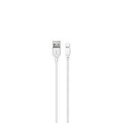 Cablu de incarcare USB - USB Type C 1,0 m 2,1A XO, alb