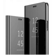Husa Samsung Galaxy A21s FlipCase Clear View, negru