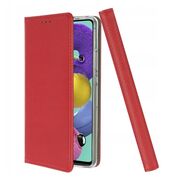 Husa Samsung Galaxy A51 Book FlipCase Magnet, rosu