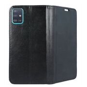 Husa Samsung Galaxy A51 Book FlipCase Magnetic, negru