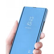 Husa Samsung Galaxy A71 FlipCase Clear View, albastru