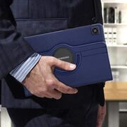 Husa pentru Samsung Galaxy Tab A7 10.4 inch T500/T505 MagiCase rotativa de tip stand, navy blue