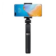 Selfie Stick Huawei AF15 PRO cu trepied si declansator camera bluetooth, negru