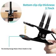 Suport flexibil universal pentru telefon cu lumina led circulara - Sistem 2 in 1 pentru selfie, video-call, alb