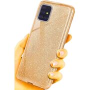 Husa pentru Samsung Galaxy A51 3 in 1 LiteCase TPU gold