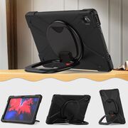 Pachet 360: Folie integrata + Husa Shockproof XArmor pentru Lenovo Tab P11, P11 Plus 11 inch, negru