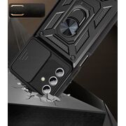 Husa pentru Samsung Galaxy A13 5G cu inel Ring Armor Kickstand Tough, protectie camera (negru)