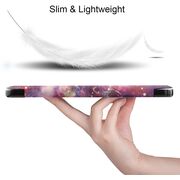 Husa tableta Nokia T20 10.4 inch, ProCase Lightweight Slim, trifold de tip stand + stylus cadou, galaxy
